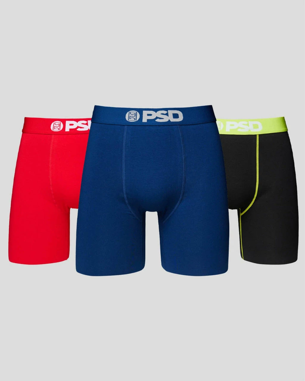 PSD Underwear Solids 3 Pack - Red/Navy/Black 3 PSD Underwear Solids 3 Pack - Red/Navy/Black