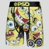 PSD Underwear SpongeBob SquarePants - Spiraling Faces -Mens Sales 123180010 YEL 1