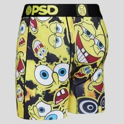 PSD Underwear SpongeBob SquarePants - Spiraling Faces -Mens Sales 123180010 YEL 3