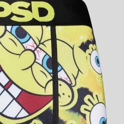 PSD Underwear SpongeBob SquarePants - Spiraling Faces -Mens Sales 123180010 YEL 5