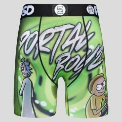 PSD Underwear Rick And Morty - Portal Boyz -Mens Sales 123180013 GRN 4