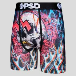 PSD Underwear Flames N Bones