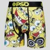 PSD Underwear SpongeBob SquarePants - Spiraling Faces -Mens Sales 123180126 YEL 1