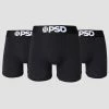 PSD Underwear Solids 3 Pack - Black -Mens Sales 222180124 BLK 1