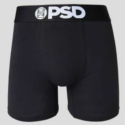 PSD Underwear Solids 3 Pack - Black -Mens Sales 222180124 BLK 3