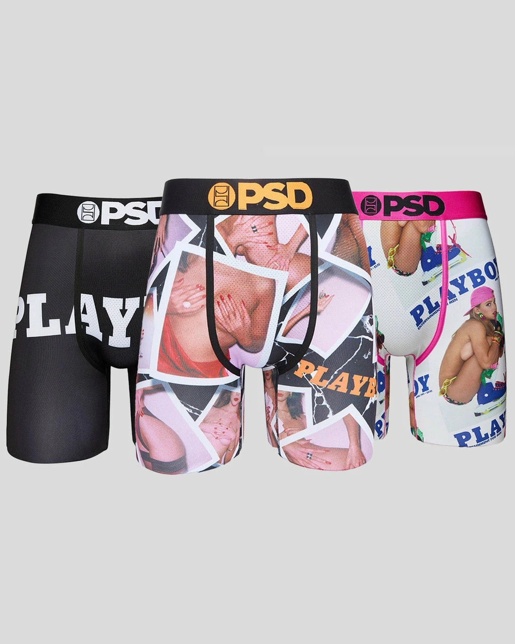 PSD Underwear 3 Pack - Playboy 3 PSD Underwear 3 Pack - Playboy