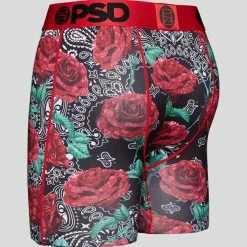 PSD Underwear Bandana Roses -Mens Sales 321180058 blk 3
