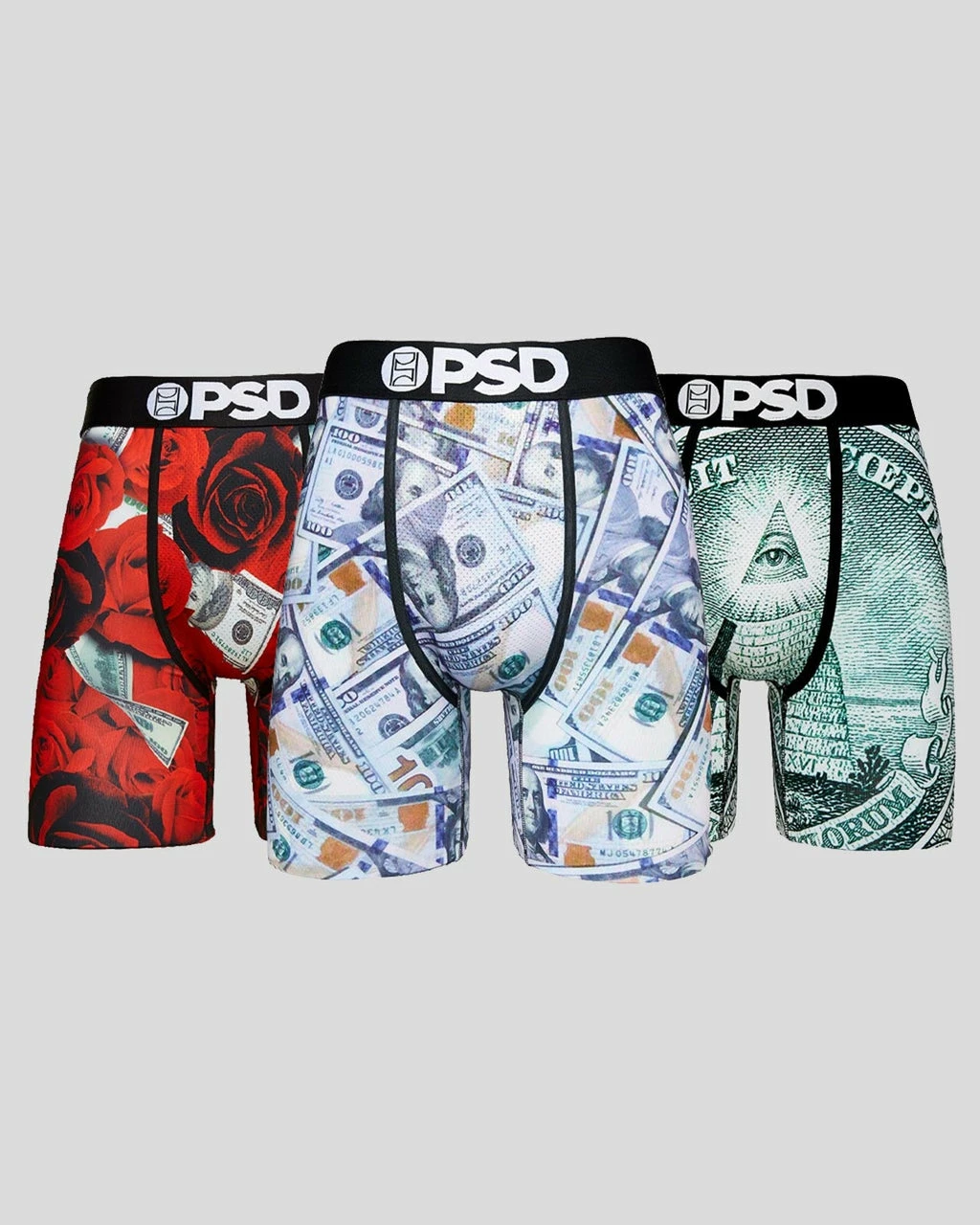 PSD Underwear 3 Pack - Money 3 PSD Underwear 3 Pack - Money