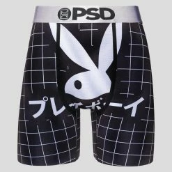 PSD Underwear Playboy - RHD Kanji Grid -Mens Sales 322180002 blk 2