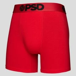 PSD Underwear Solids 3 Pack - Red/Grey/Black -Mens Sales 322180106 MUL 4