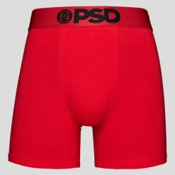 PSD Underwear Solids 3 Pack - Red -Mens Sales 322180111 RED 2