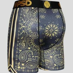 PSD Underwear Micro Mesh - Baller Bandana Gold -Mens Sales 421180064 blk 3