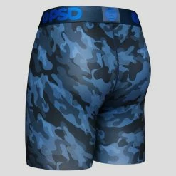 PSD Underwear Pro Tight 9" - Blue Steel Camo -Mens Sales 422180028 BLU 3