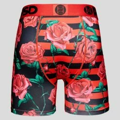 PSD Underwear Spliced Red Roses -Mens Sales 422180160 RED 4