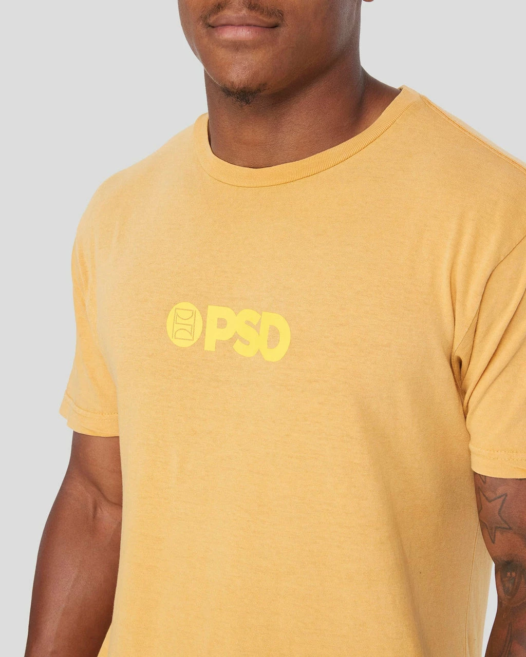 PSD Underwear Gold Mustard Tee 6 PSD Underwear Gold Mustard Tee - Image 5