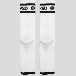 PSD Underwear 3 Pack - Logo Stripe Crew - White -Mens Sales 422506031 WHT 4