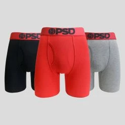 PSD Underwear Modal 3 Pack - Red